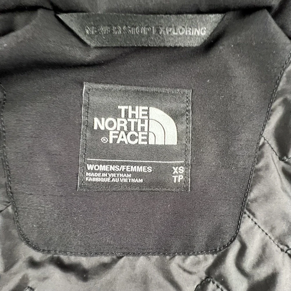 The North Face Coat Womens XS Black DryVent Insulated Long Hooded Parka NF0A3C8G - Picture 8 of 16